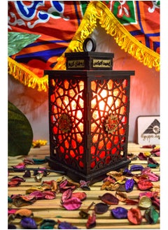 Buy Ramadan lantern in its new form, the first rock salt lantern in Egypt, produced by Egypt Antiques, red color in Egypt