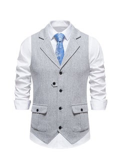 Buy New Retro Lapel Suit Vest in Saudi Arabia