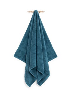 Buy Sascha Bath Towel, Teal - 70x140 cm in UAE