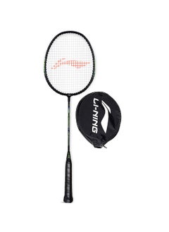 اشتري Mega Power 9 Strung Aluminum Badminton Racket with Cover (Multicolour), Black/Gold في الامارات