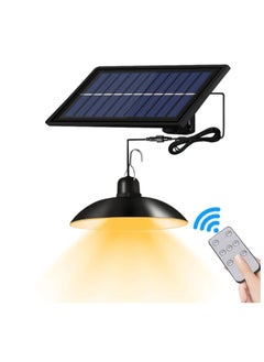 اشتري Split solar lamp home indoor and outdoor garden lamp camping tent chandelier light control with remote control (warm light) في الامارات