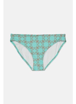 Buy Women Printed Swim Bottom, Mint in Saudi Arabia