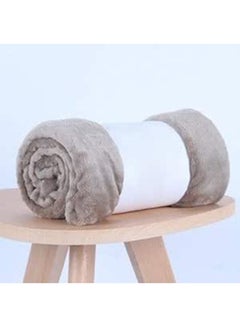 اشتري Blanket Solid Color Soft Warm Coral Fleece Winter Sheet Bedspread Sofa Throw, Light Thin Mechanical Wash Flannel Blanket (Color : 1  Size : 127X152Cm) في مصر