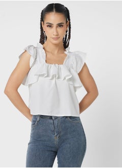 Buy Ruffle Detail Top in UAE