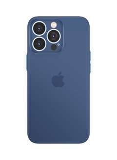 اشتري حافظة Air Skin Series فائقة النحافة ومضادة للانزلاق لهاتف iPhone 13 Pro Max، تغطية كاملة من جميع الجوانب باللون الأزرق في الامارات
