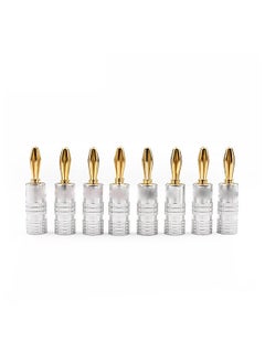 Buy 12pcs Amp Speaker Banana Connectors Fine-quality Pure Copper Sound Box Gold Plug 4MM Sound Box Wire Connector No Welding in UAE