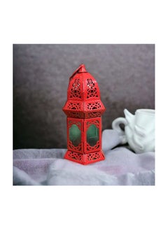 Buy Ramadan Lantern Metal Window Glass - Red Decorative Islamic Flower Shape - Unique Design Decorative Look in Egypt