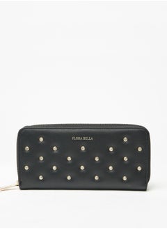 Buy Studded Zip Around Wallet in UAE