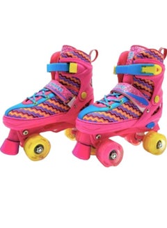 Buy Kids Unisex Four Wheel Roller Skates Shoes L - size 41 in Saudi Arabia