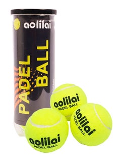 Buy Premium Quality Padel Balls, Pack Of 3 Balls, High Performance Padel Balls For Tournament Games, For Club And Casual Play, At Home and Sports Halls, Suitable For All Courts and Weathers in Saudi Arabia