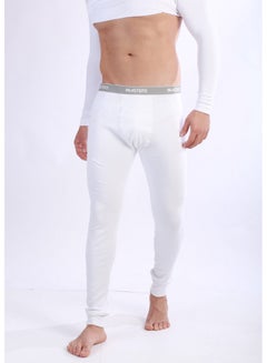 Buy Masters Thermal Underwear Pants Dirby Cotton Stretch - White in Egypt