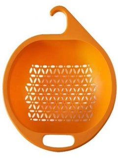 Buy Portable Kitchen Storage Drain Basket Wash Fruit Vegetable in UAE