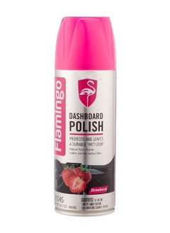 Buy Flamingo Dashboard Polish Strawberry Scent 450ml in Saudi Arabia