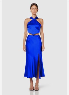 Buy Halter Neck Cut Out Dress in UAE