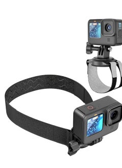 Buy Action Camera Magnetic POV View Bracket 2 in 1 Quick Release Headband Wristband Kit 3 Modes, Compatible With Various Action Cameras GOPRO, Insta360 and Other Series of Sports Cameras. in UAE