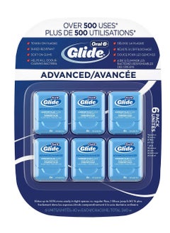 Buy Advanced Health Comfort Plus Dental Multi-Protection Floss Glide 40m x 6 Pack in UAE