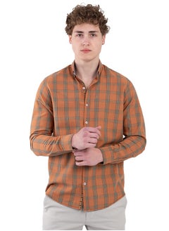 Buy Oxford cotton checkered shirt in Egypt