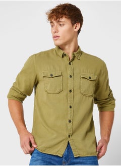 Buy Long Sleeve Twill Shirt in UAE