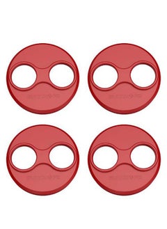 Buy 4-Piece Protective Cap Motor Cover Set For DJI Mavic Mini Drone Red in UAE