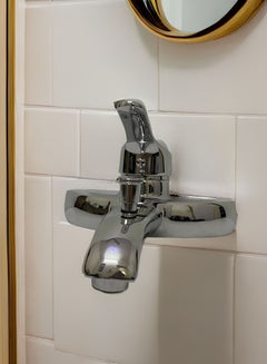 Buy Bath Mixer Faucet with Hand Shower Chrome in Saudi Arabia