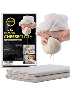 Sufaniq Cheesecloth Grade 90 - 9 Square Feet Unbleached 100