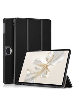 Buy Case For Huawei Honor Pad 9 12.1-Inch Tablet Protective Cover Slim Smart Tri-Fold Stand Cover - Black in UAE