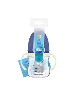 Buy Wide Neck Anti-colic Bottle with Glowing Handles PP EasyStart 120ml Sleepy Koala in Egypt