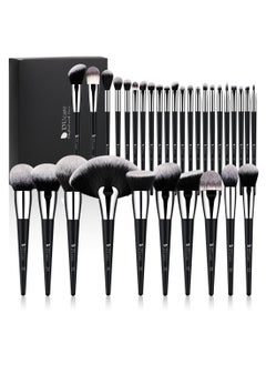 Buy DUcare Makeup Brushes Professional 32Pcs Make up Brushes Set Premium Synthetic Kabuki Foundation Blending Brush Face Powder Blush Concealers Eye Shadows in UAE