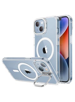 اشتري ESR Classic Kickstand Case with HaloLock Compatible with iPhone 14 Plus, MagSafe-Compatible Case with Stand, Military-Grade Protection, Built-in Camera Ring Stand, Clear في الامارات