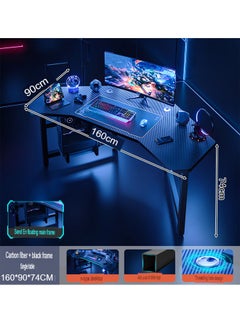 Buy Ergonomic Computer And Multifunctional Gaming Desk Table 160 cm in UAE