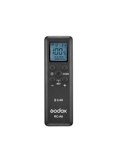 اشتري Godox RC-A6 Remote Control 2.4GHz Wireless Transmission 32 Channels 16 Groups Replacement for Godox SL150II SL200II SL150IIBi SL200IIBi SZ200BI FV150 FV200 UL60 ML60 LF308D LF308Bi في السعودية