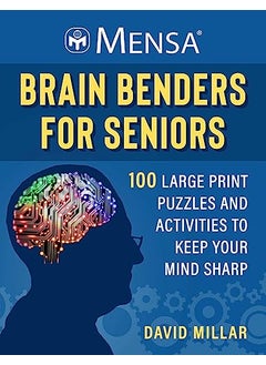 Buy Mensar Brain Benders For Seniors 100 Large Print Puzzles And Activities To Keep Your Mind Sharp in UAE