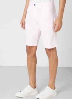 Buy Men Mid-Rise Slim Fit Denim Shorts in UAE