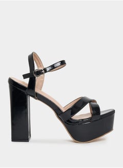 Buy Ankle Strap Block Heel Sandals in Saudi Arabia