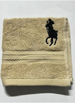 Buy Al Himam towel 33x33 ( beige ) in UAE