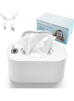 Buy Wipe Warmer,Baby Wet Wipes Warmer and Dispenser,Large Capacity Wet Wipe Heater,Baby Wipes Heater Thermostat Wet Wipes Box Portable Wipes Heating Box Temperature Adjustable in UAE