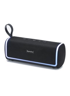 Buy Colorful RGB Portable Wireless Speaker,Outdoor Super Bass Waterproof Sound Speaker Black in Saudi Arabia