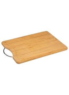 Buy Bamboo Cutting Board With Handle 43 x 30 x 1.6cm in UAE