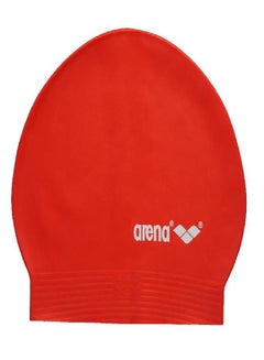 Buy Arena Soft Latex Unisex Swim Cap for Women and Men, Red, one Size (SFTLTXSC) in UAE