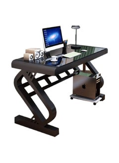 اشتري طاولة ألعاب طاولة مكتب كمبيوتر، مكتب منزلي بسيط،مناسب لغرفة النوم ، مكتب خشبي بإطار فولاذي، مكتب كمبيوتر محمول للكمبيوتر الشخصي،مكتبدراسة في السعودية