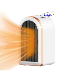 Buy Electric Fan Heater, 1200W Electric Heater,Compact Small Warmer, Thermostat Fast Heating Ultra Quiet Small Safe Space Heater for Office Home Room in Saudi Arabia