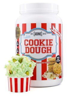 Buy Protein Cookie Dough White Choc Pistachio 1 kg in Saudi Arabia