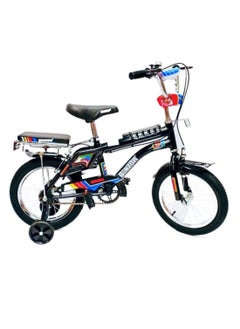 Buy 14 inch Rambo Bicycle with Double Seat Adjustable Air Tire and Supported Wheels 6 to 8 years old in Saudi Arabia