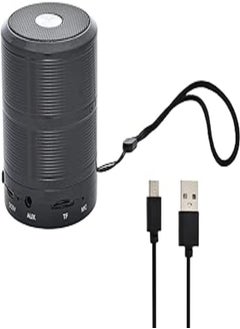 اشتري Generic Gamma GT-418 Speaker Mini Wireless With Color Lighting And Hand strap for Computer - Black في مصر