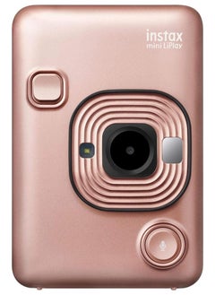 Buy Fujifilm Instax Mini Liplay Hybrid Instant Camera - Blush Gold in UAE