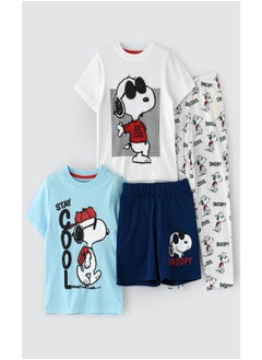 Buy Snoopy Pack Of 2 Organic Pyjama Set in Saudi Arabia