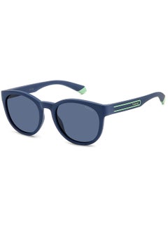 Buy Unisex Polarized Oval Sunglasses - Pld 2150/S Blue Millimeter - Lens Size: 52 Mm in Saudi Arabia