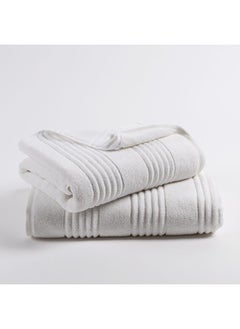 اشتري Serenity Bath Towel, White - 500 GSM, 137x76 cm في الامارات