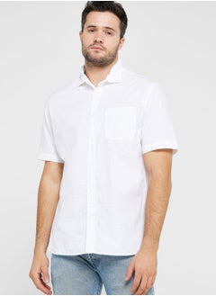 Buy Dot Print Regular Fit Shirt in UAE