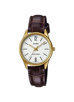 Buy Leather Analog Watch LTP-V005GL-7BUDF in Egypt